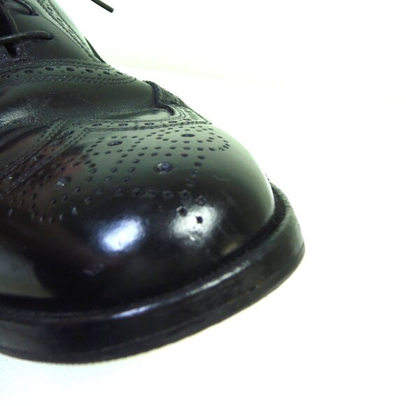 Florsheim Royal Imperial Men 10.5 3E Wingtip Oxford MadMen Suits MobBoss CEO - Picture 12 of 16